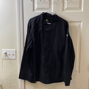 Like new size L Chef Jacket with zipper front